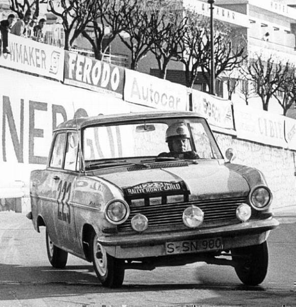 Im Jahr 1964 zeigt Dieter Lambart sein ganzes Können auf einer Sonderprüfung durch Monte Carlo. Foto: Auto-Reporter/Opel